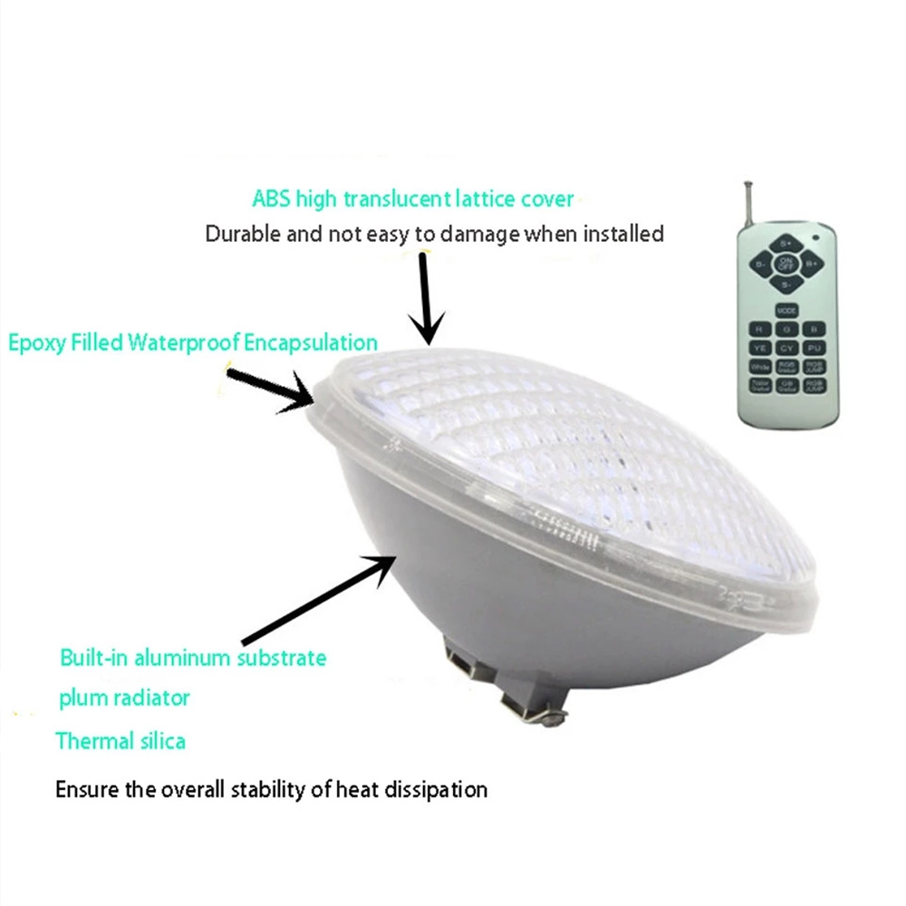 45W 25W PAR56 RGB LED Swimming - огляд і ціна Xy Spa & Wellness Photos