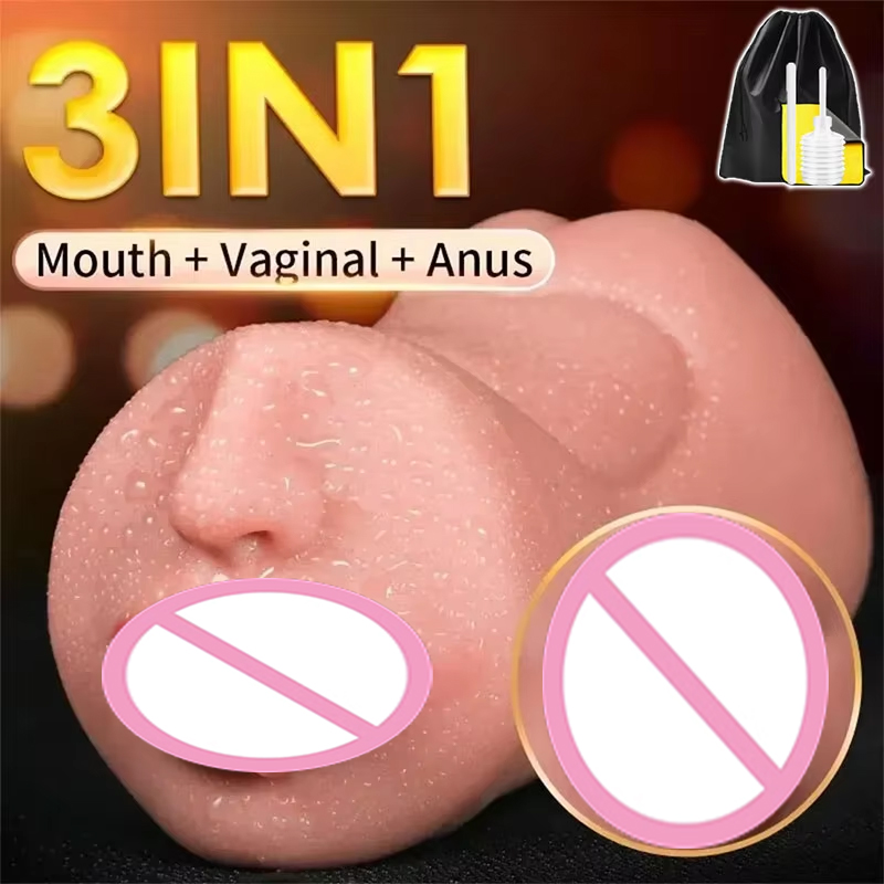3 IN 1 Vagina Anal Realistic M - огляд і ціна Medical Wellness & Spa Werona