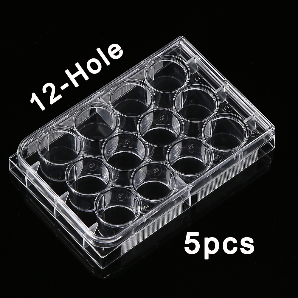 5Pcs Polystyrene 12 Well Petri - огляд і ціна Medical Wellness & Spa Werona