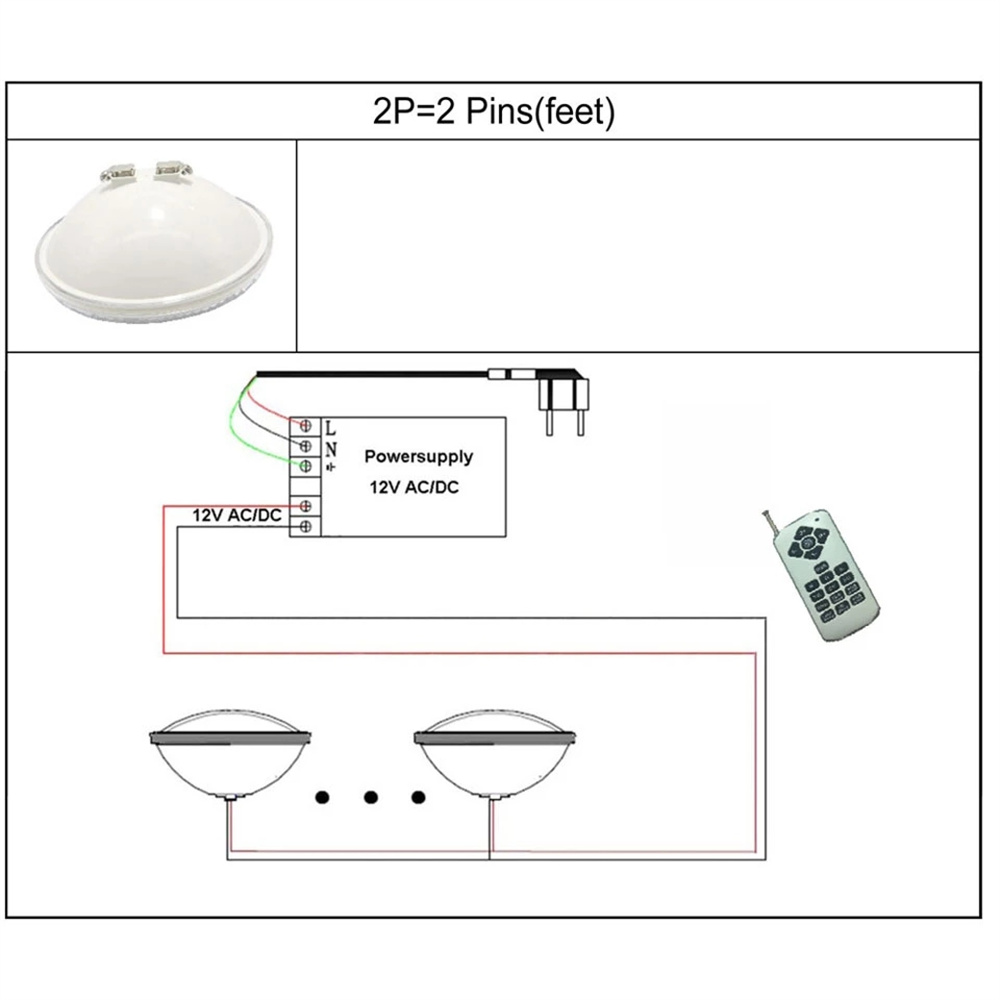 12W PAR56 RGB LED Underwater L - огляд і ціна Xy Spa & Wellness Photos
